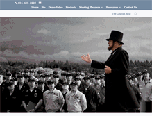 Tablet Screenshot of presidentlincoln.com